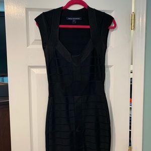 French Connection black bandage dress